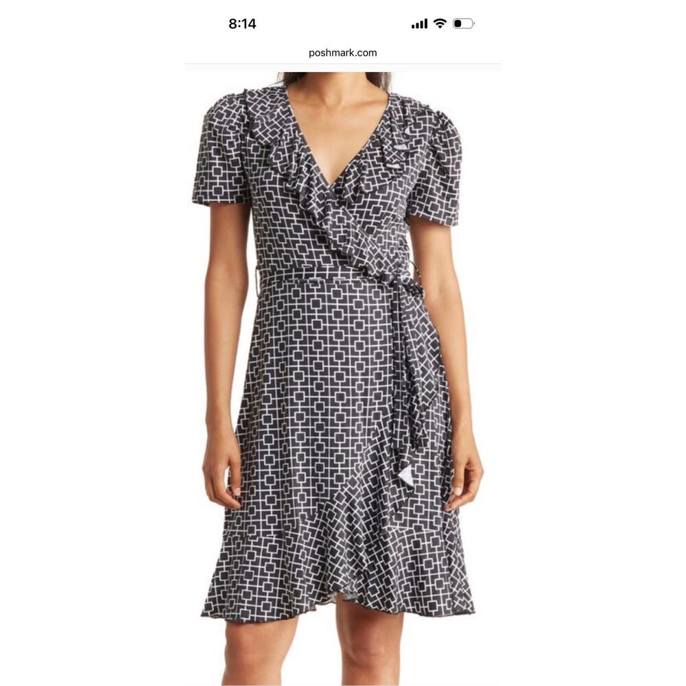 Love by Design Viola Faux Wrap Dress